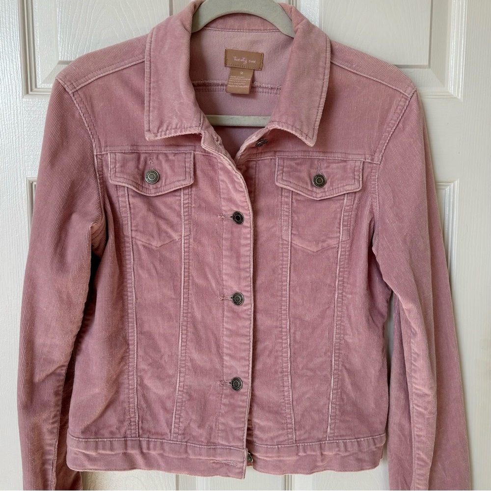 Corduroy jacket.
